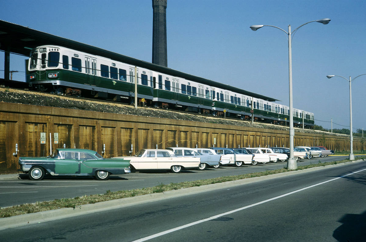 Chicago Illinois 1950s 1960s Kodachrome