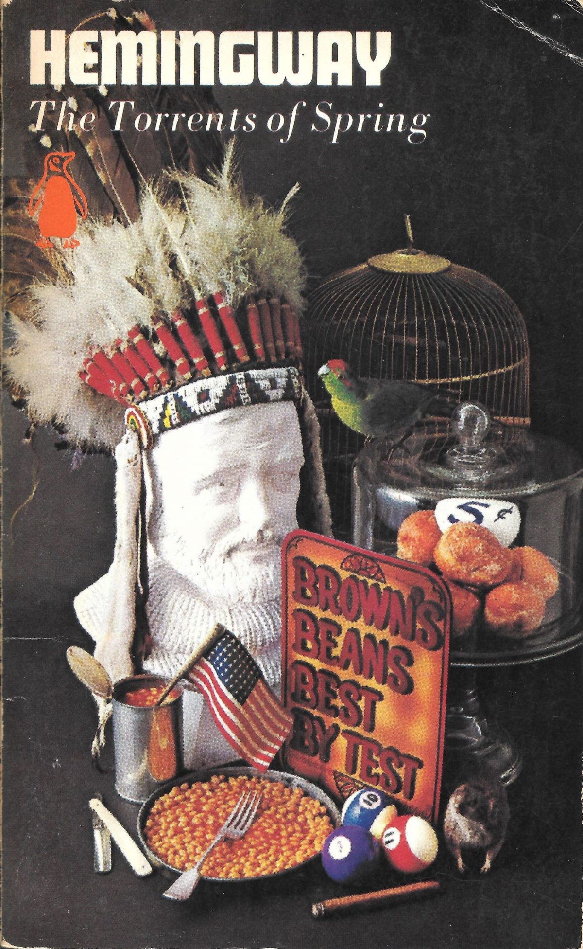 Ernest Hemingway, books, literature, design, book covers, Dennis Rolfe