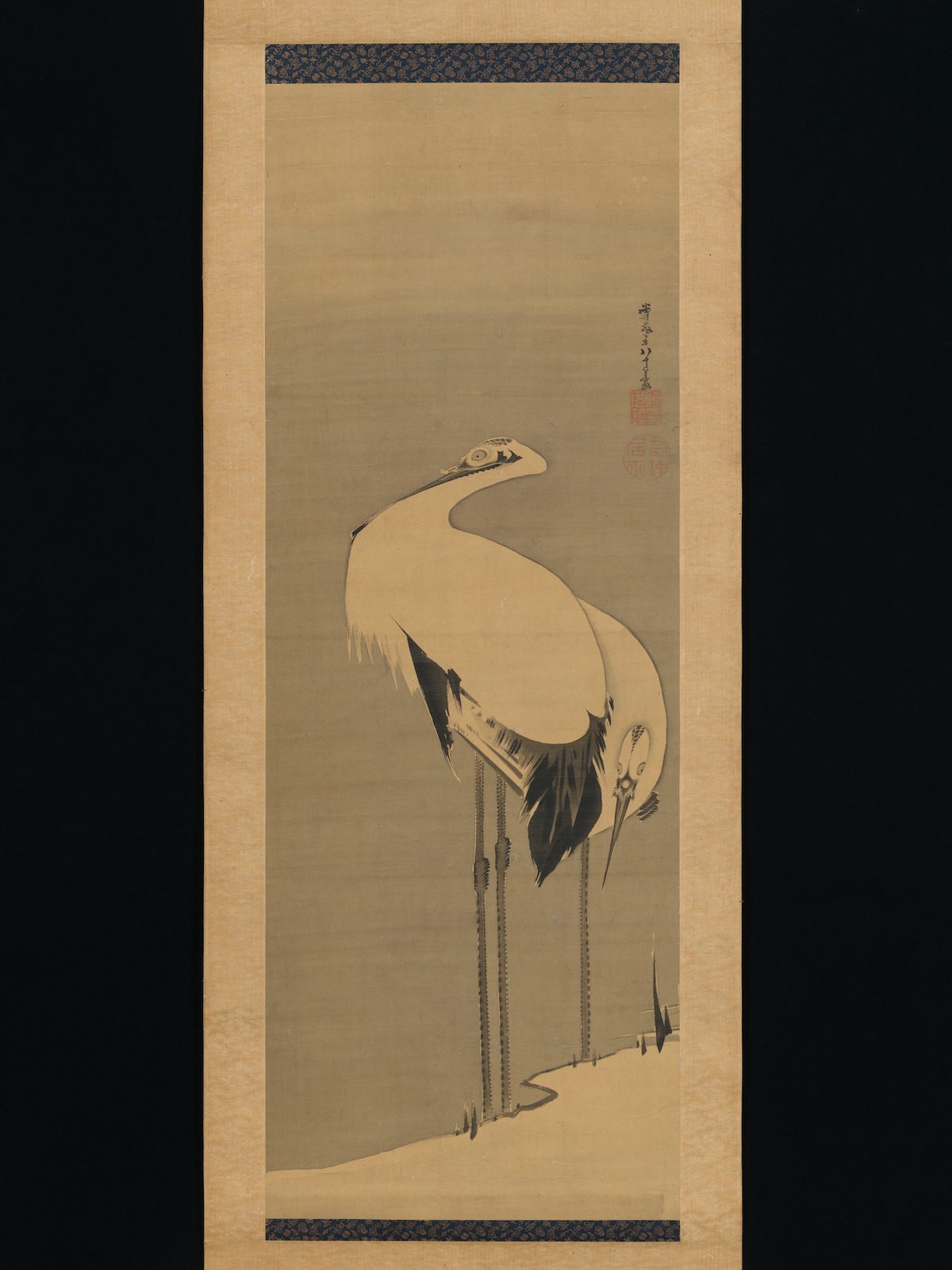 Two Cranes 1795 Itō Jakuchū
