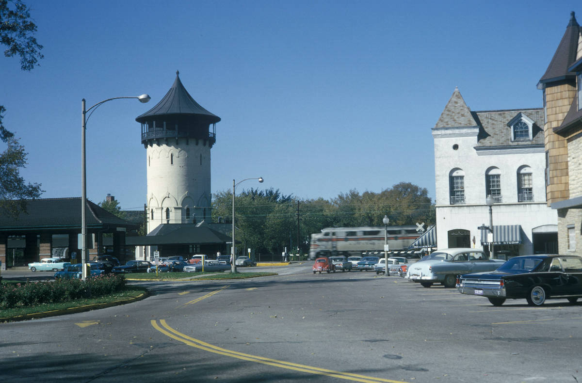 Chicago Illinois 1950s 1960s Kodachrome