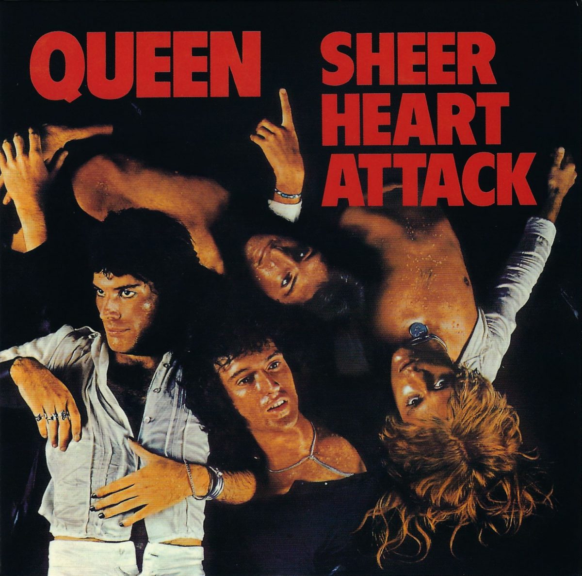 Queen, Sheer Heart Attaack, album cover, music, 1970s