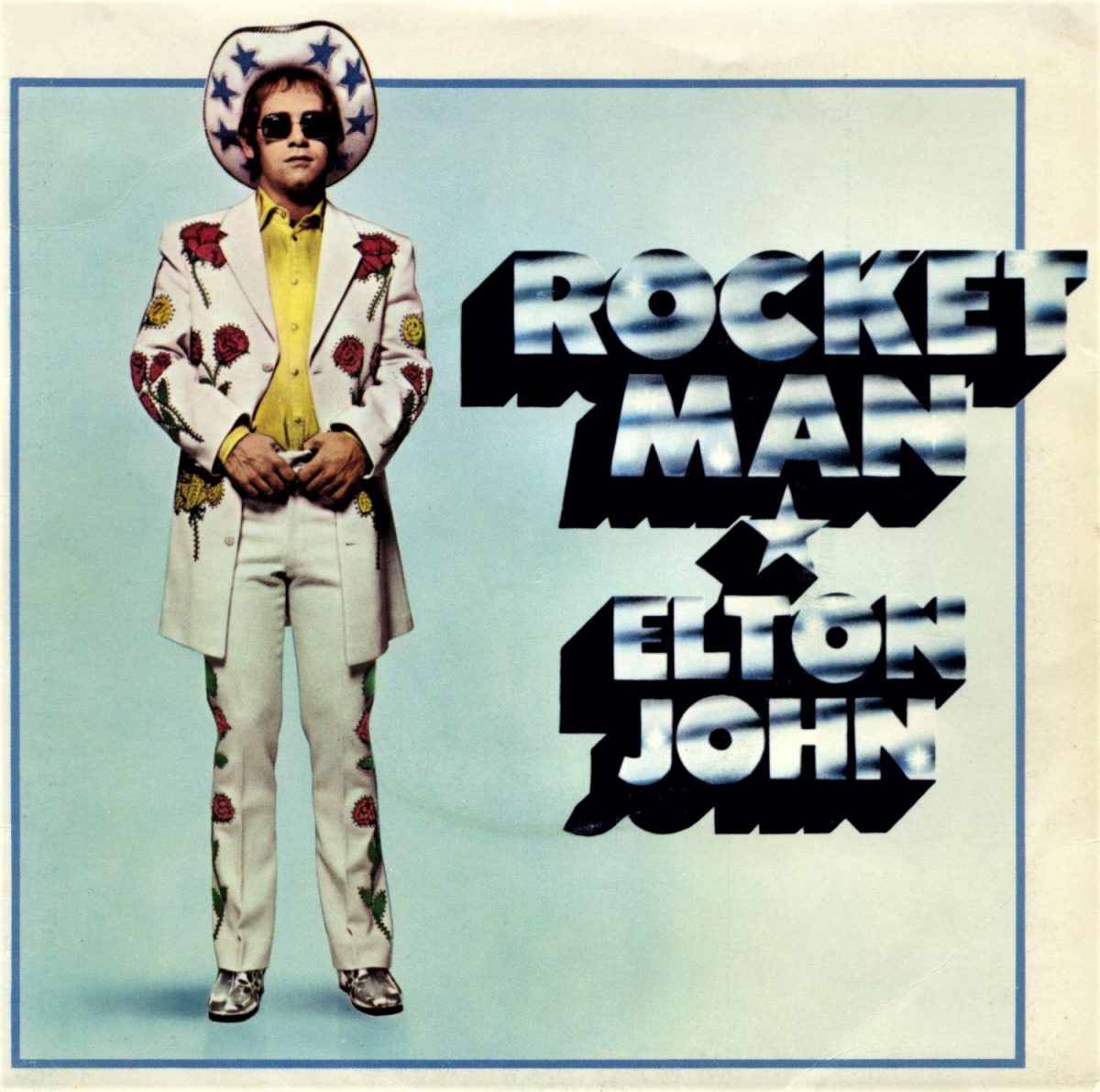 Elton Joh, Rocket Man, single, 1970s, superstar, music, Celebrity Regressions
