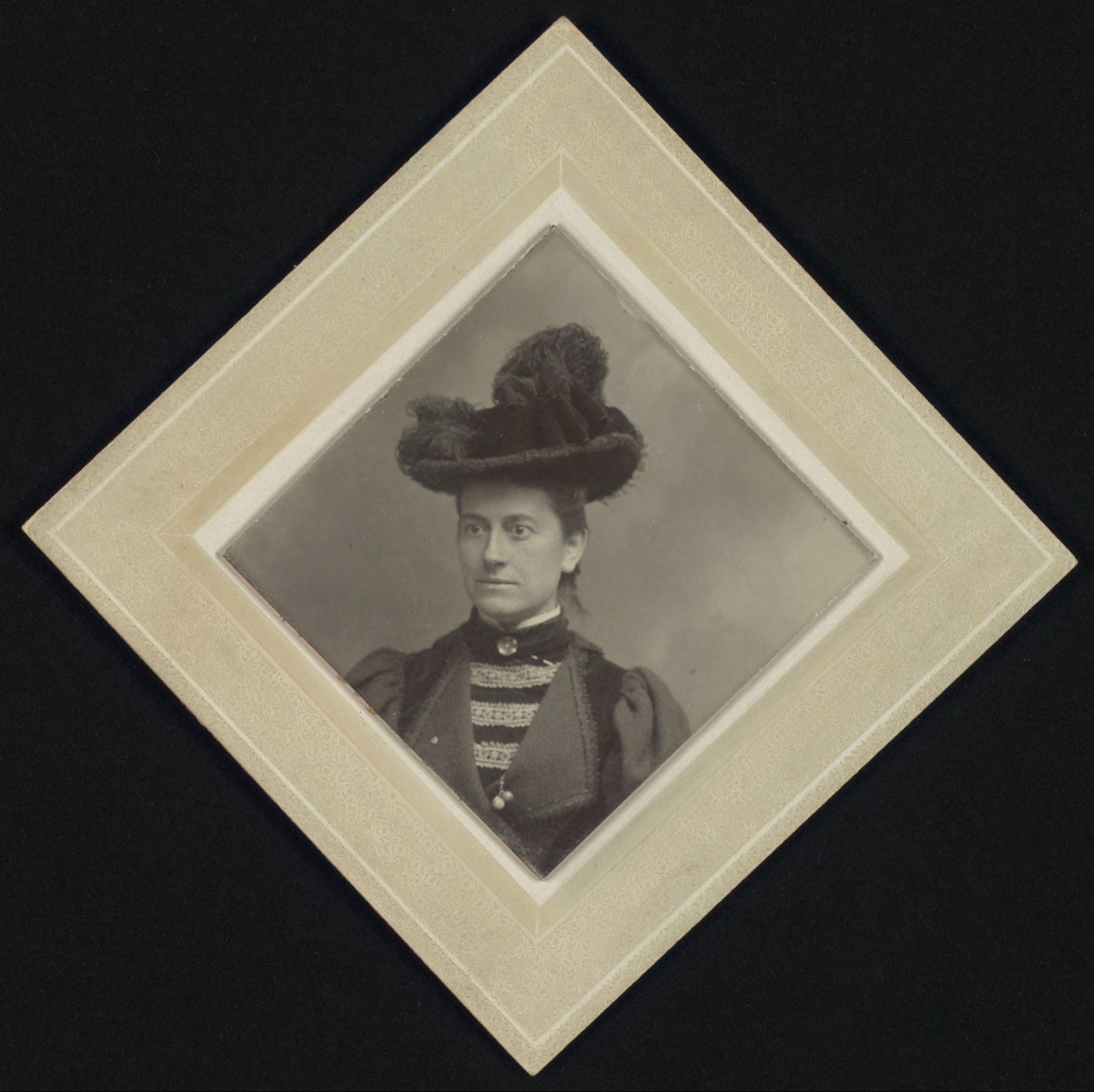 Williamina P. Fleming, photographic portrait, ca. 1890]
