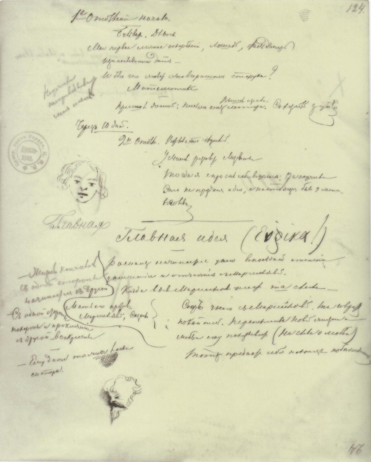 Fyodor Dostoevsky Draws Doodles