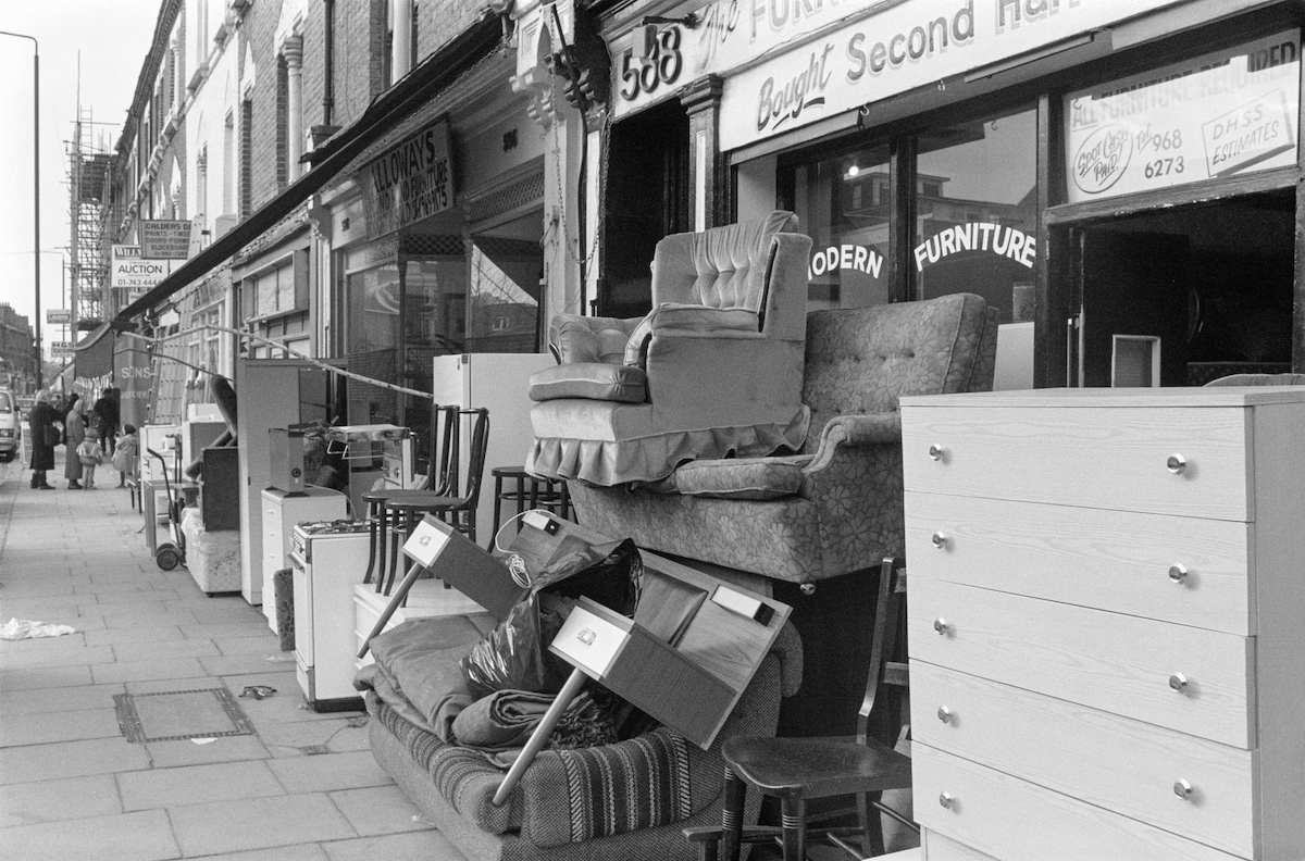 Harrow Rd, West Kilburn, Westminster, 1988