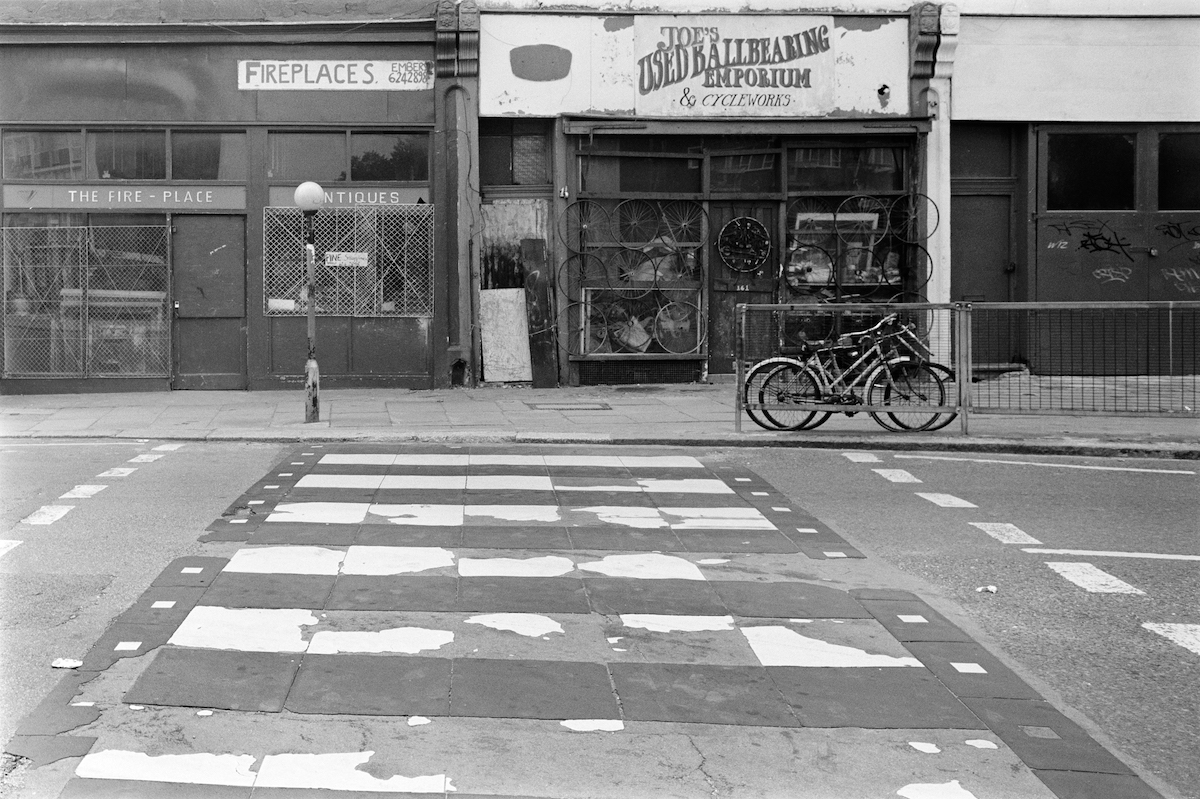 Joe's Used Ballbearing Emporium, Malvern Rd, West Kilburn, Westminster, 1988