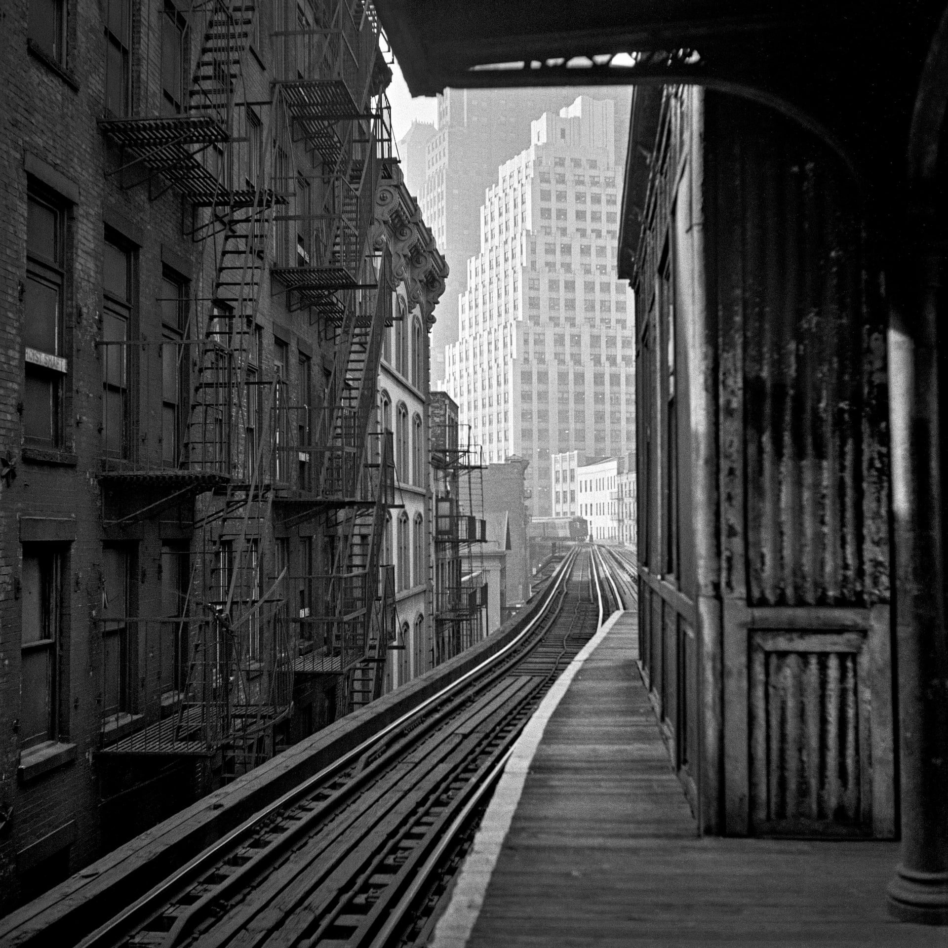 L train station, New York, 1964