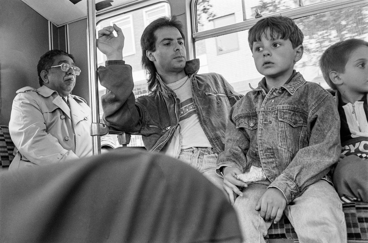 Passengers, Bus, South London, 1990