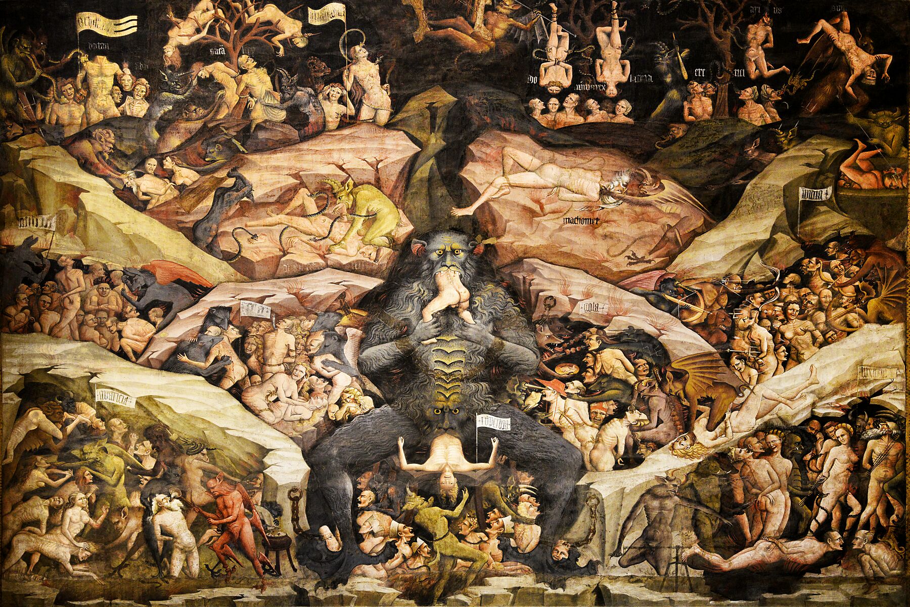 The Inferno by Giovanni da Modena - 1410