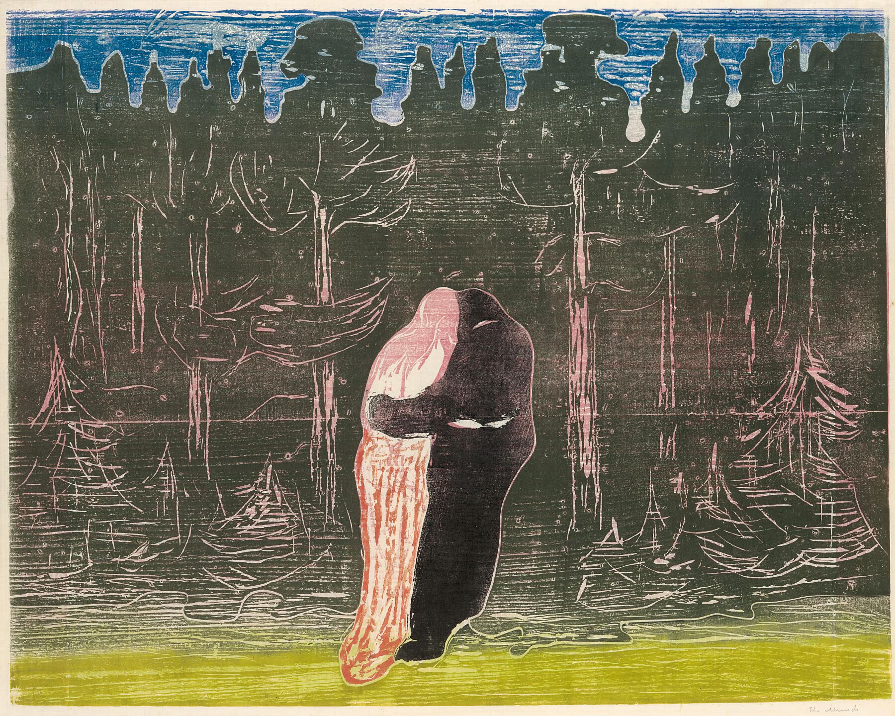 Edvard Munch : bokmål- Mot skogen II (English: Towards the Forest II) - 1915