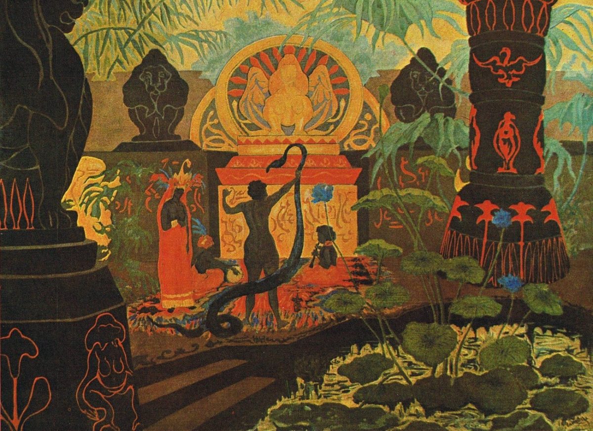 Paul Ranson, art, painting, occult, mysticism, myth, legend, Nabis, 1900