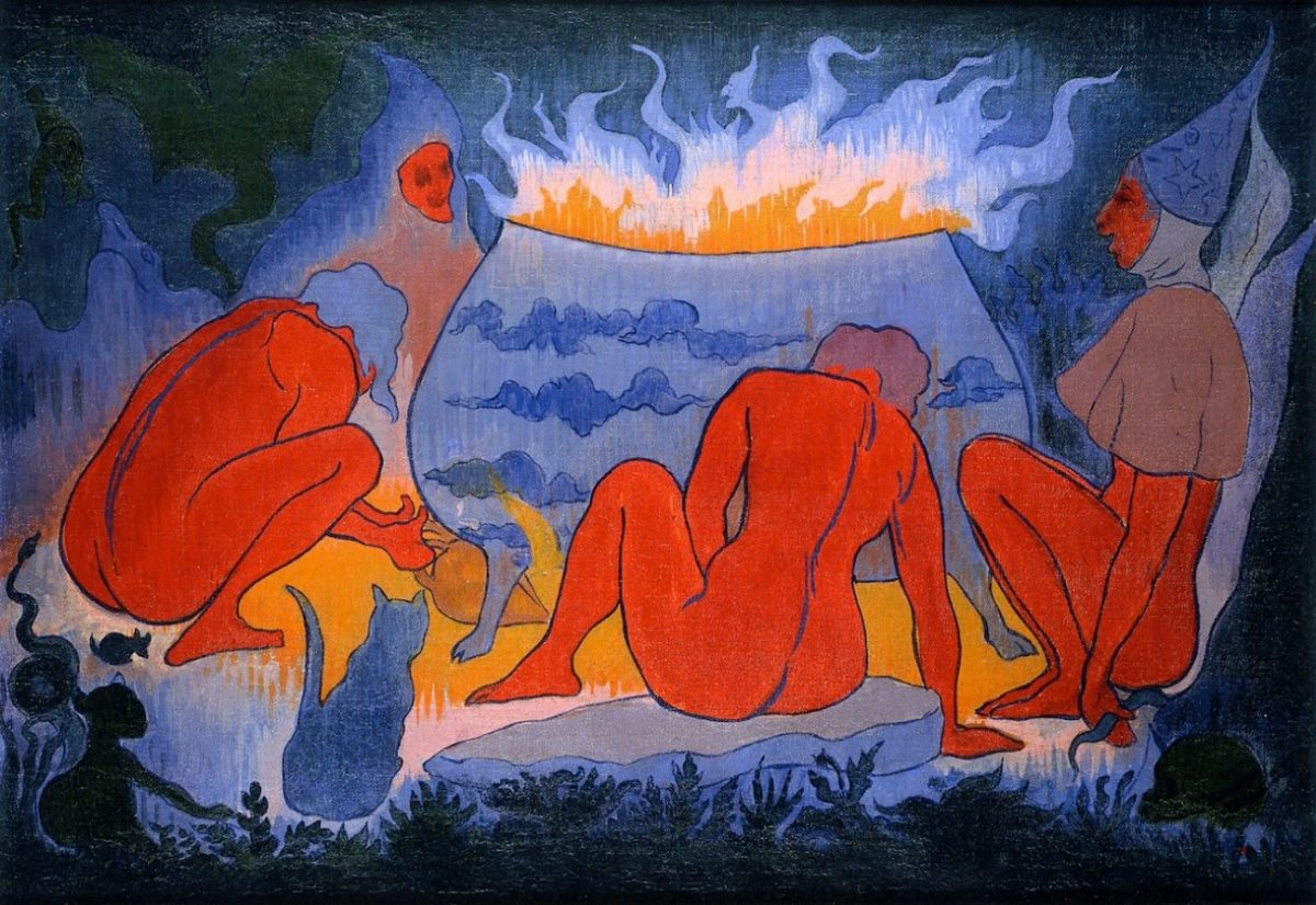 Paul Ranson, painting, occult, 1800s, witches