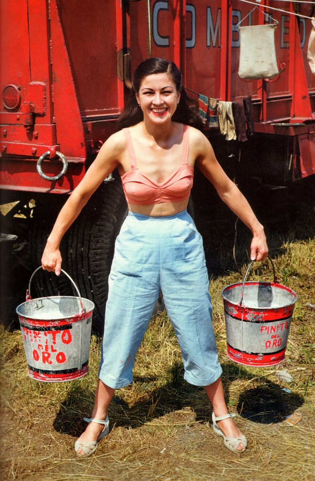 circus, performers, America, 1940s, 1950s, photography