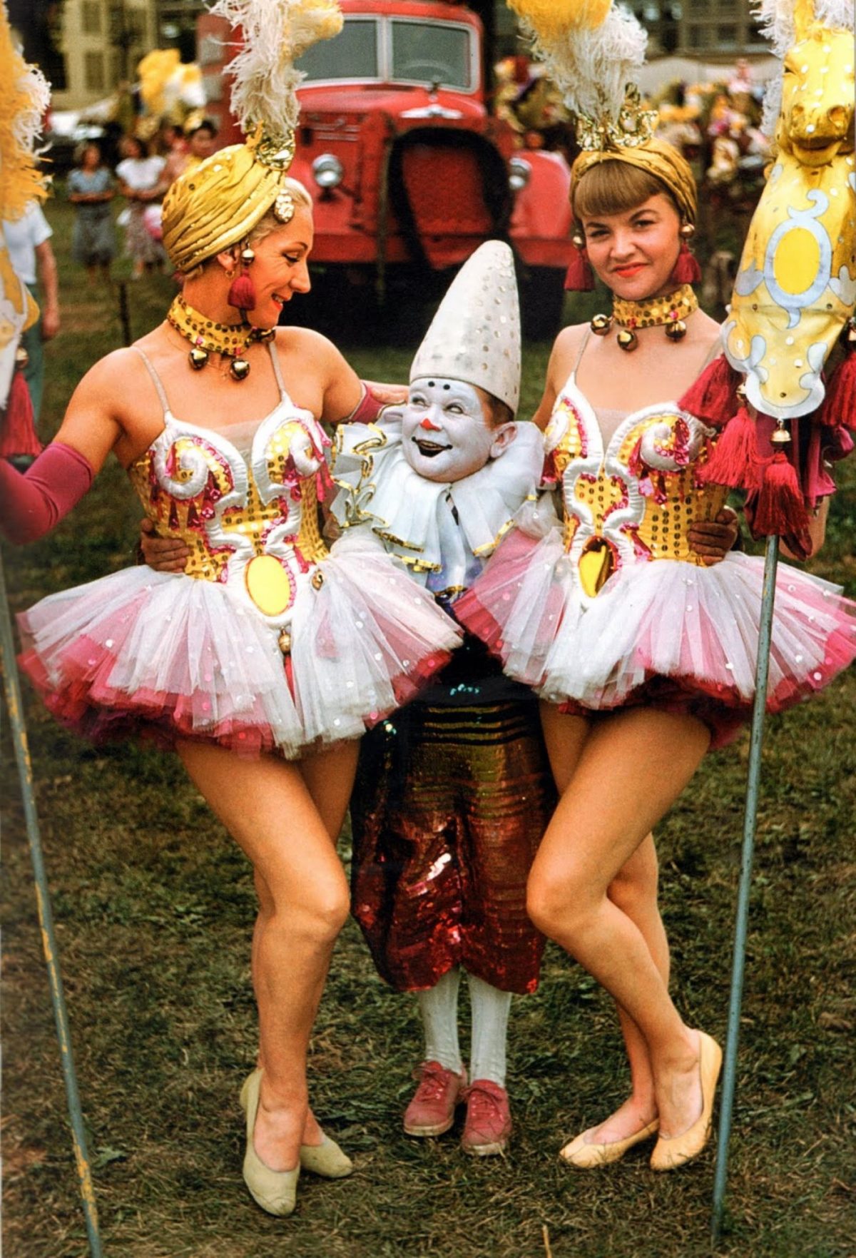 circus, performers, America, 1940s, 1950s, photography