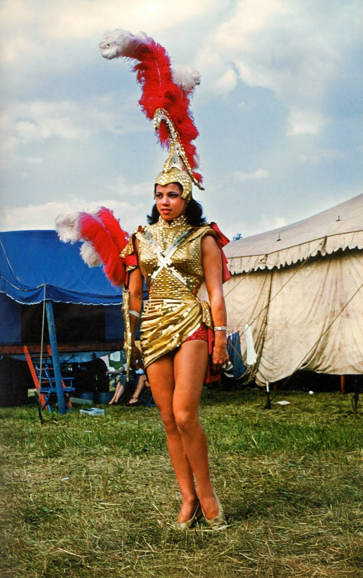 circus, performers, America, 1940s, 1950s, photography