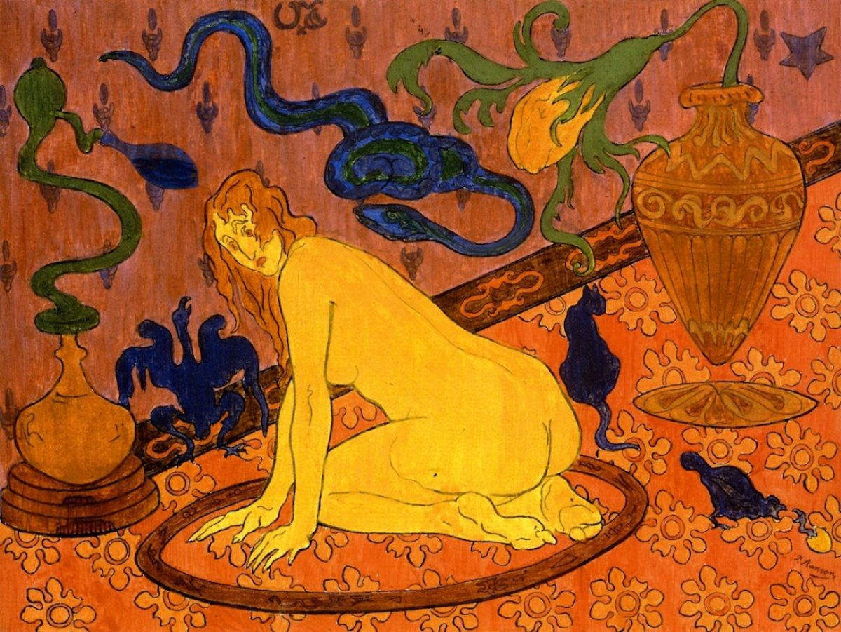 Paul Ranson, art, painting, 1800s, occult, magic, myth, witches, witchcraft