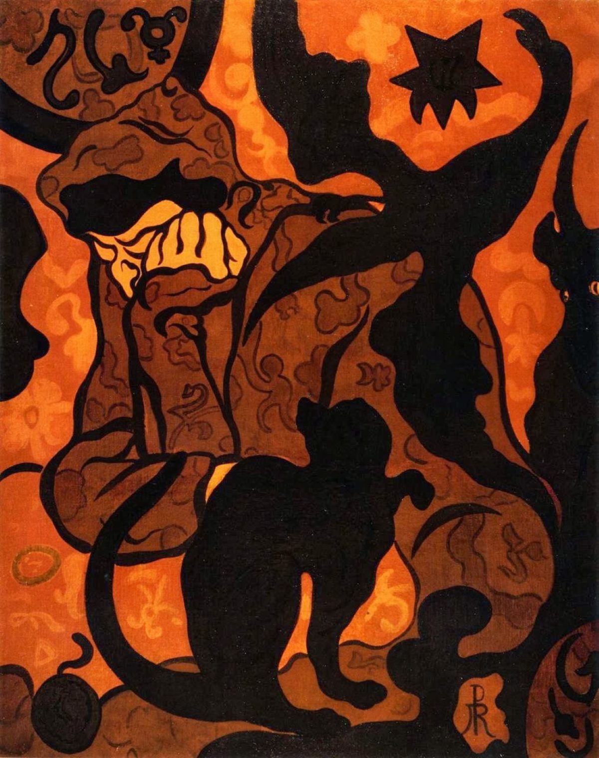 Paul Ranson, art, painting, occult, Nabis, witches, witchcraft, 1800s