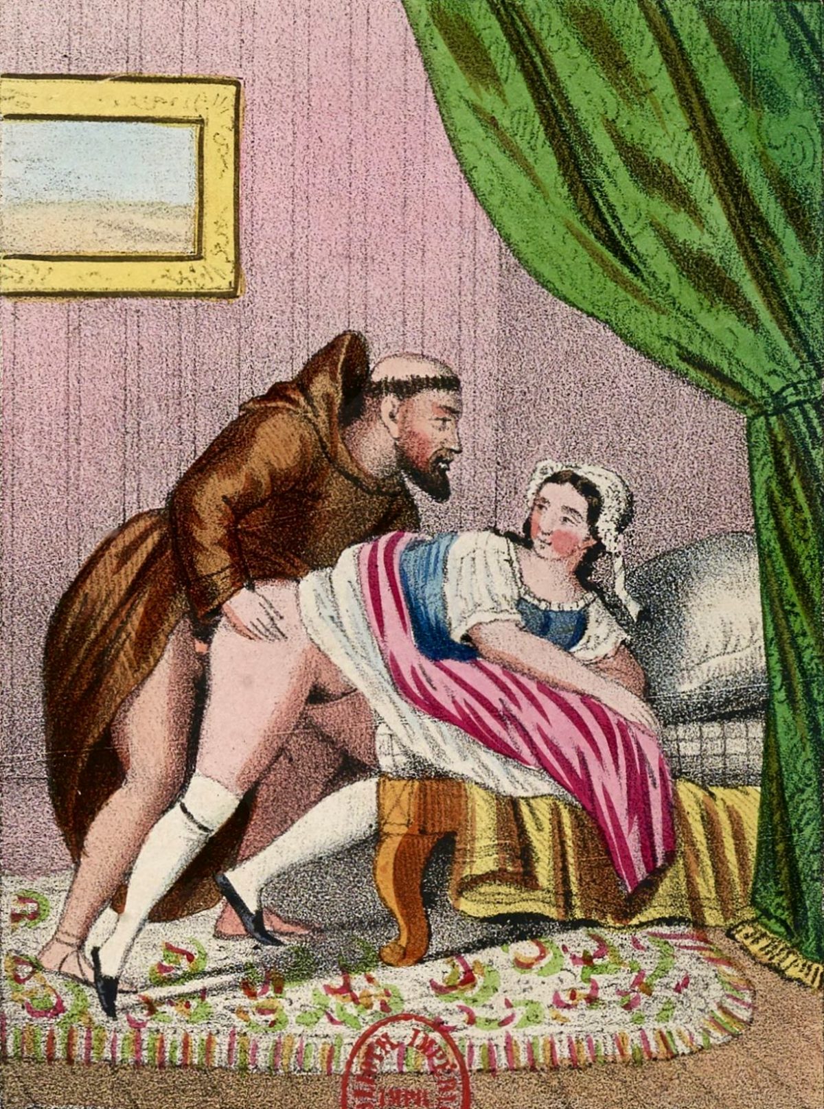erotica, 1700s, illustrations, books, sex, religion, monks, nuns