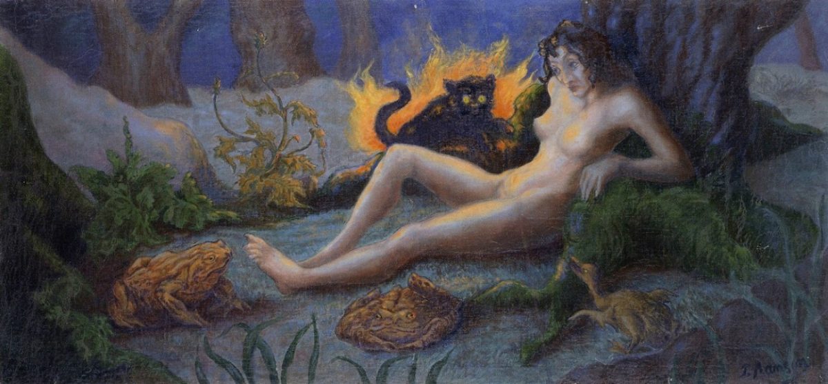 Paul Ranson, art, painting, Nabis, occult, mysticism, myth, witches, witchcraft, 1800s