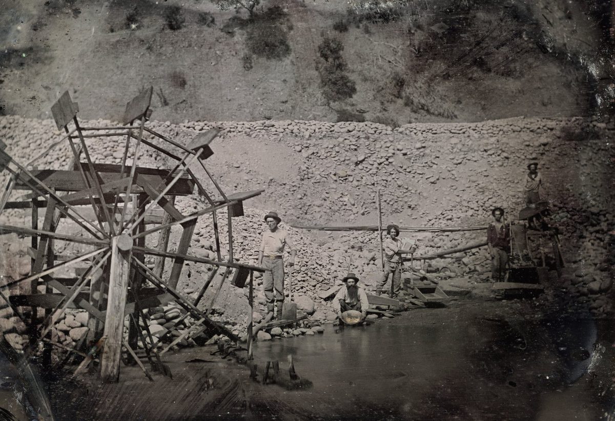 Gold rush miners 1850s