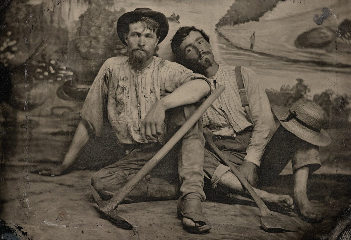 Gold rush miners 1850s