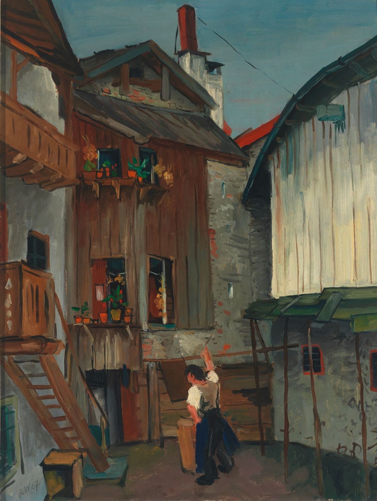 Rudolf Wacker, art, painting, Austrian, 1920s, 1930s, New Objectivity