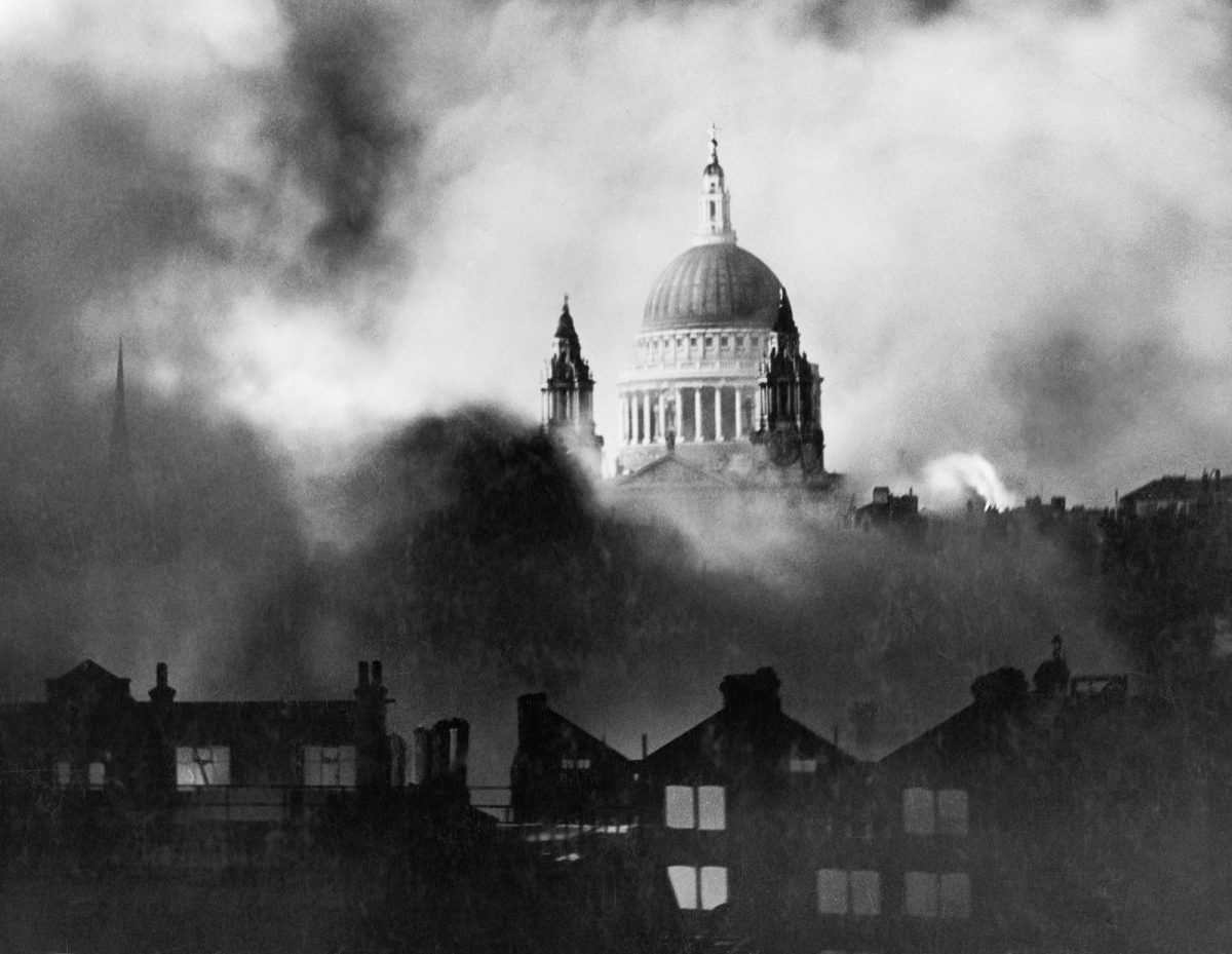 World War 2, St. Paul's, Blitz, London, Luftwaffe, 1940