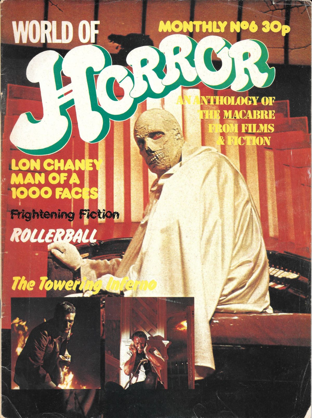 World of Horror, magazines, 1970s, horror movies, Peter Cushing, Christopher Lee, Vincent Price, cult, occult