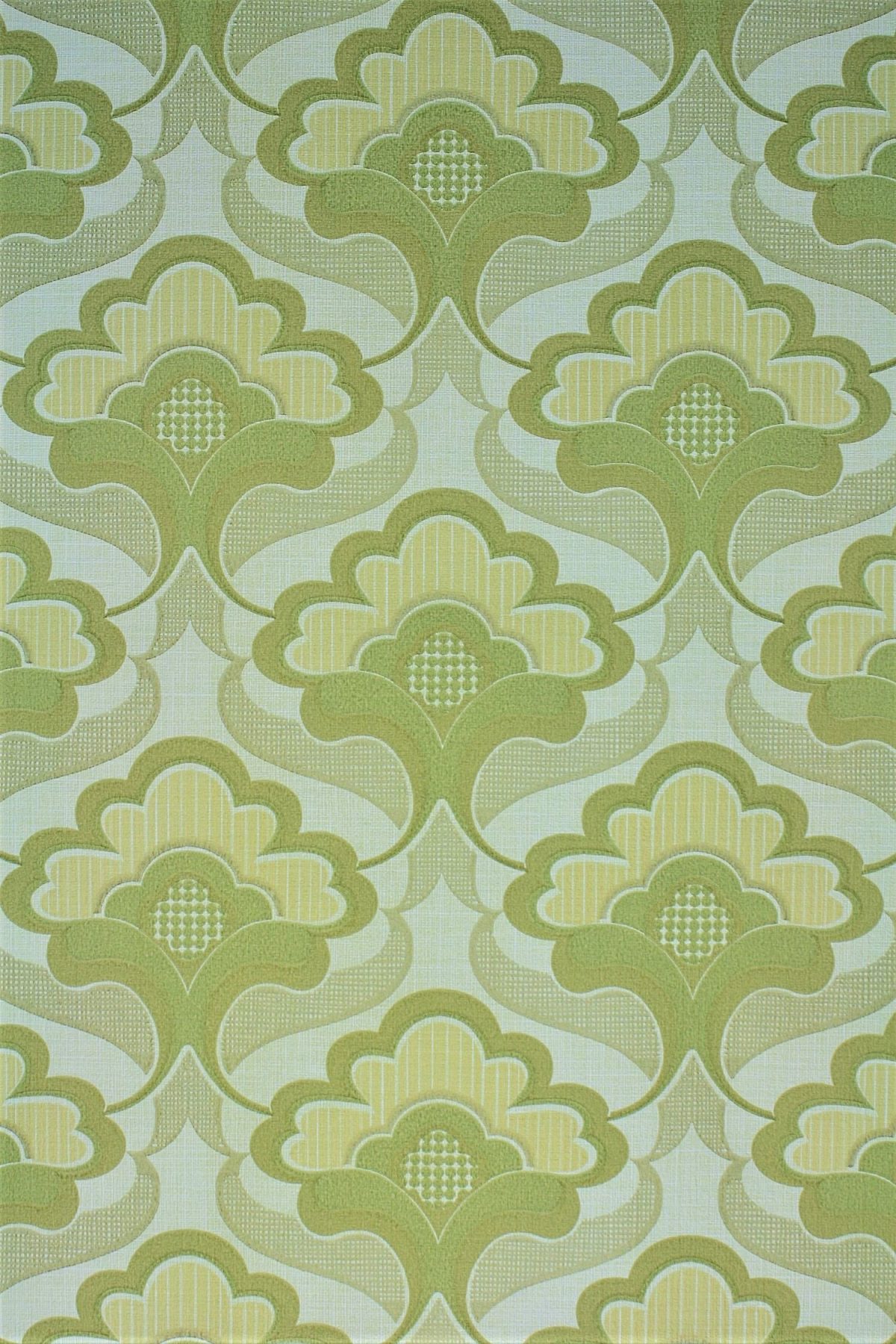 wallpaper, design, furnishing, home, flowers, bright, 1960s, 1970s