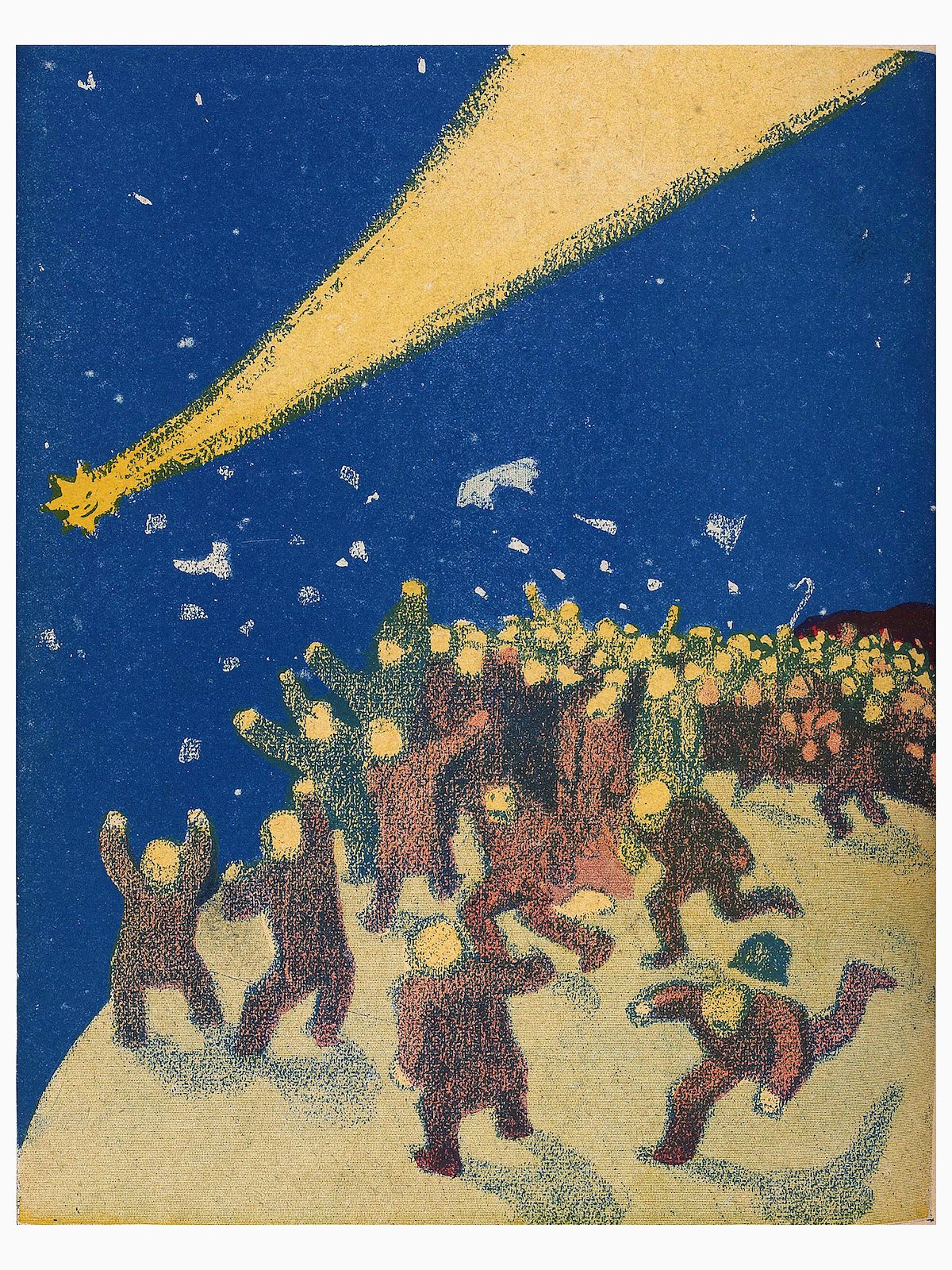 Comet , Illustration from French satirical magazine ‘L'Assiette au Beurre’, 1910. Artist Unknown