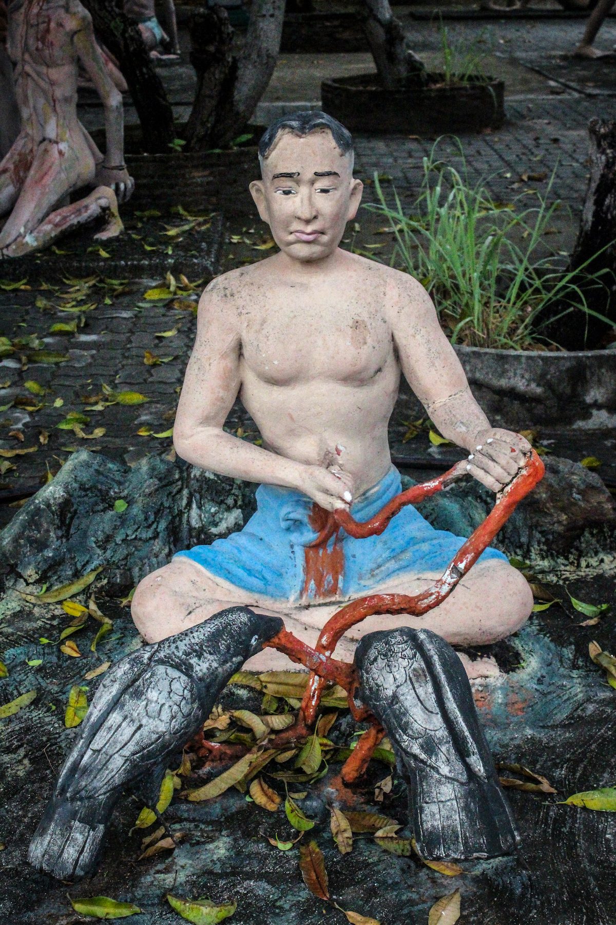 Buddhist hell Garden Wang Saen Suk