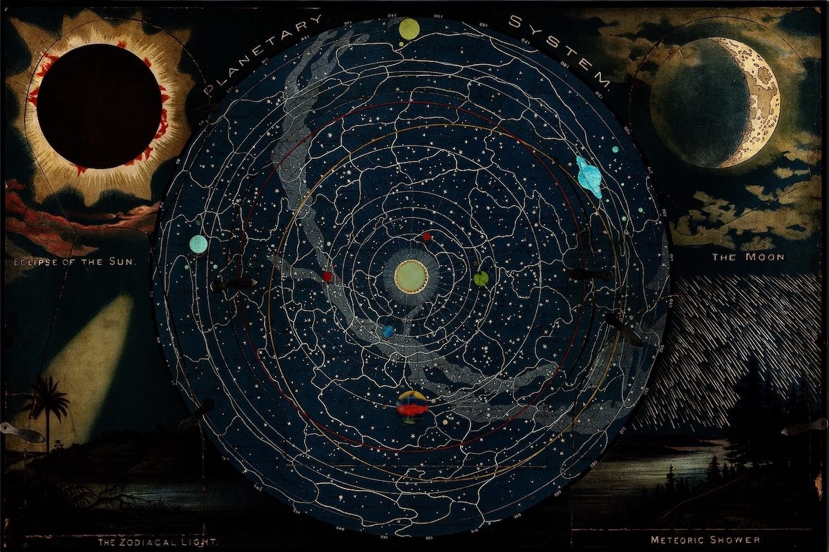 Planetary System. Eclipse of the Sun. The Moon. The Zodiacal Light. Meteoric Shower. Levi Walter Yaggy 1887