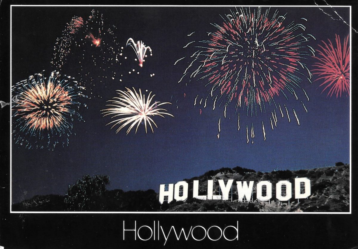 Hollywood, Postcards, correspondence, photography, design