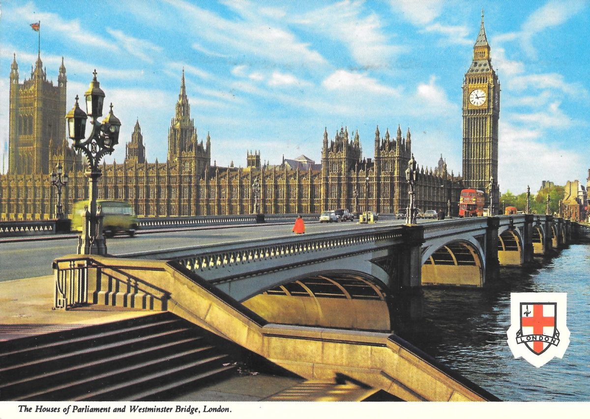 Postcards, London, correspondence, photography, design