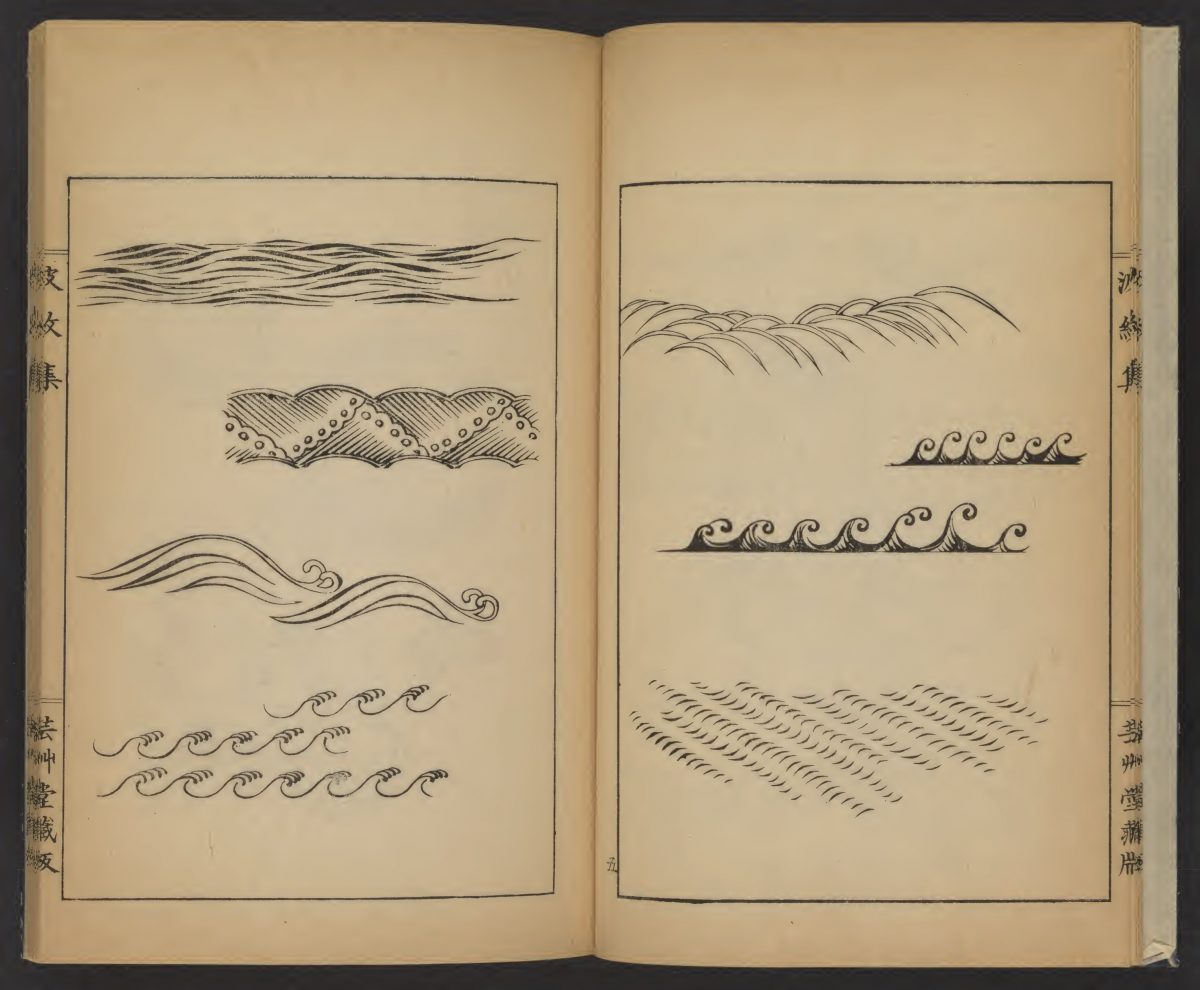 Hamonshu: A Japanese Book of Wave and Ripple Designs (1903) – The