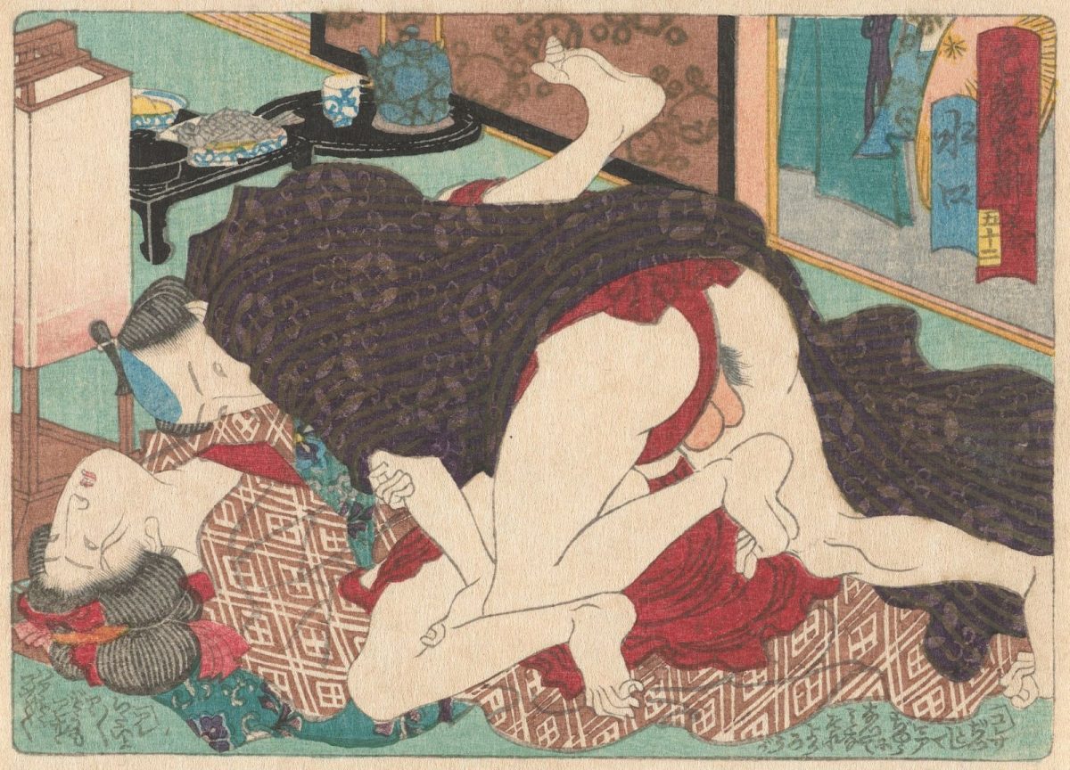 Utagawa Kunisada, erotica, Japan, woodblock, prints, art, 1800s, books
