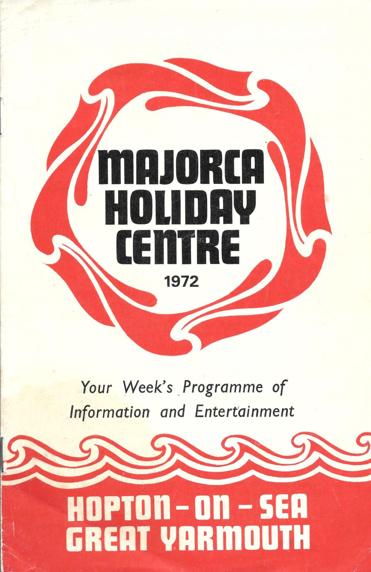 holidays, Norfolk, Hopton-On-Sea, family, photographs, summer, 1972, holiday programme, holiday camp