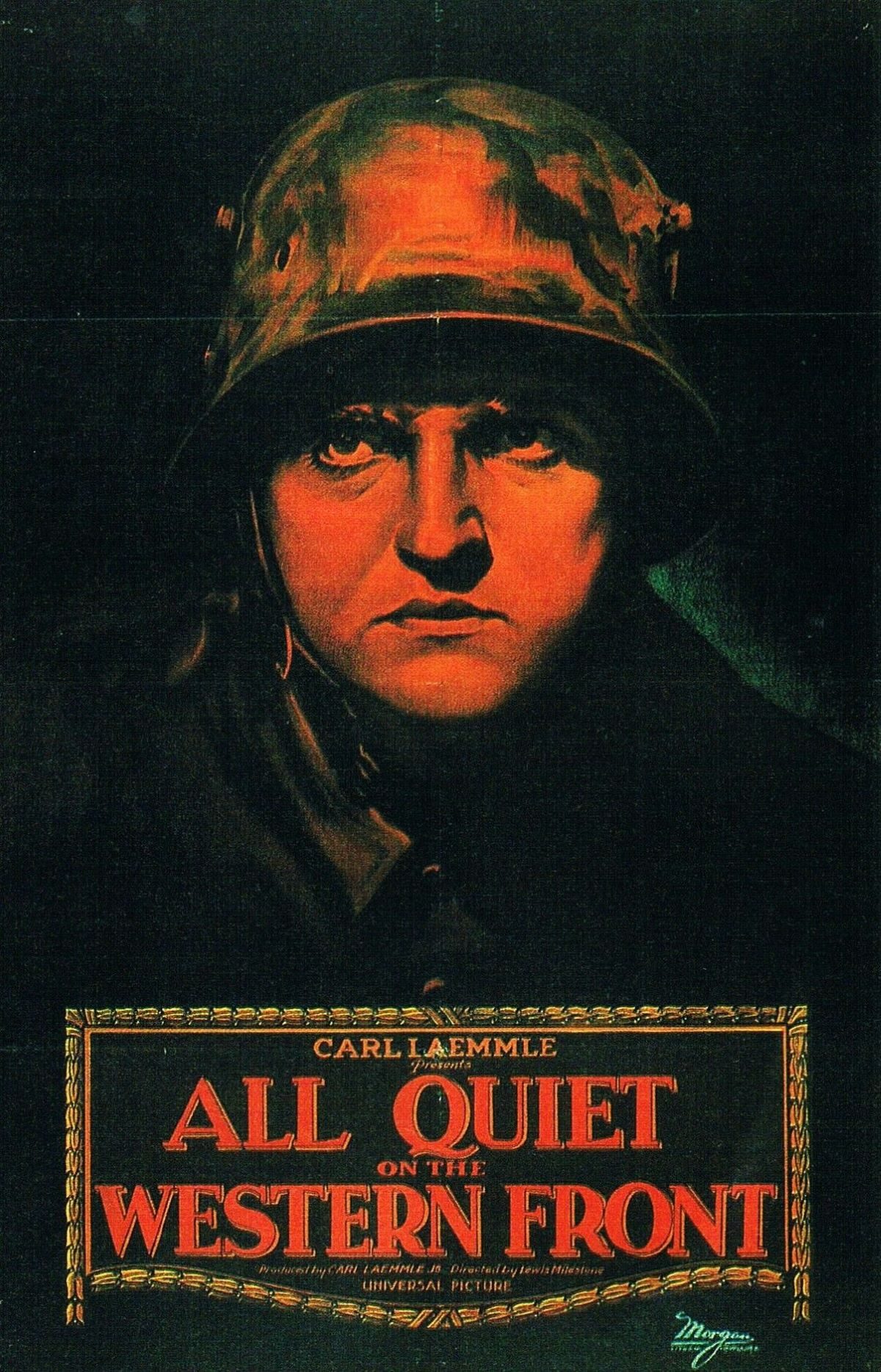 Karoly Grosz, movie posters, Lew Ayres, film, war movies, movie posters, design, art, 1930