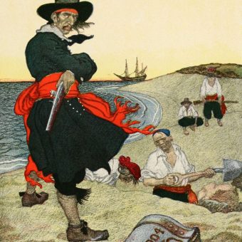 Here Be Pirates: Howard Pyle’s illustrations for Blood-Thirsty Buccaneers and Cut-Throat Marauders