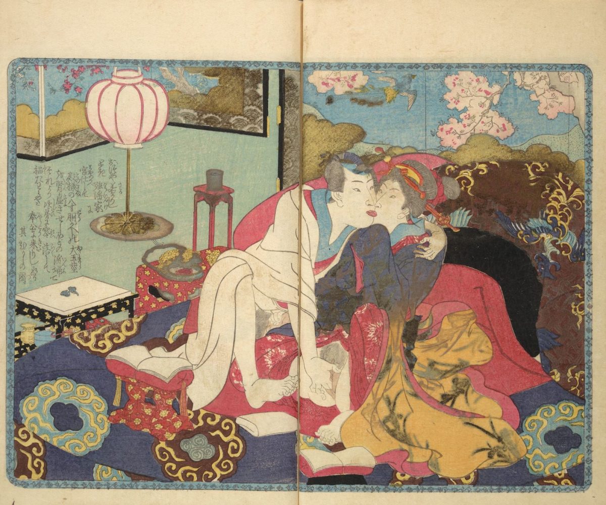 Utagawa Kunisada, erotica, Japan, woodblock, prints, art, 1800s, books