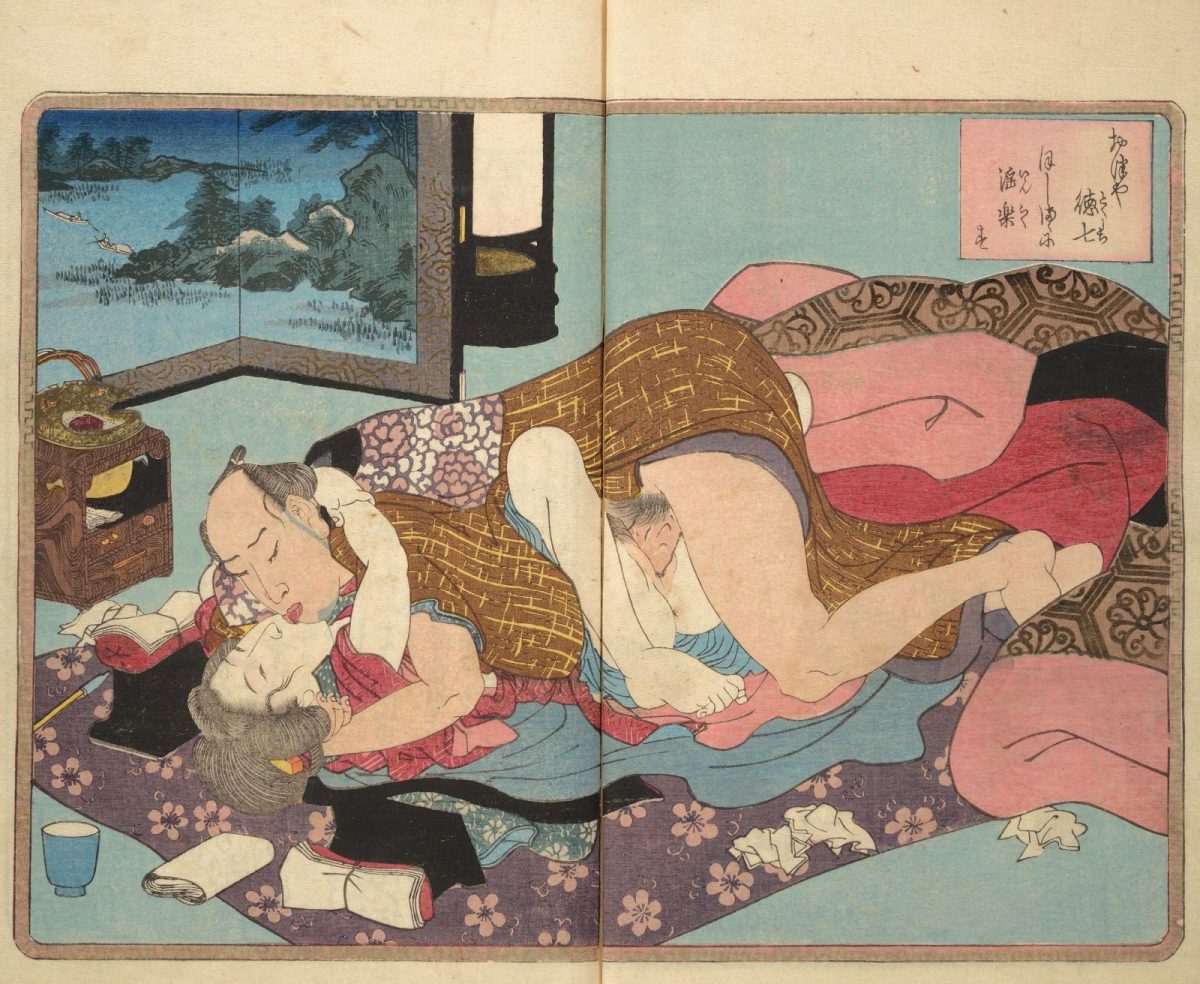 Utagawa Kunisada, erotica, Japan, woodblock, prints, art, 1800s, books