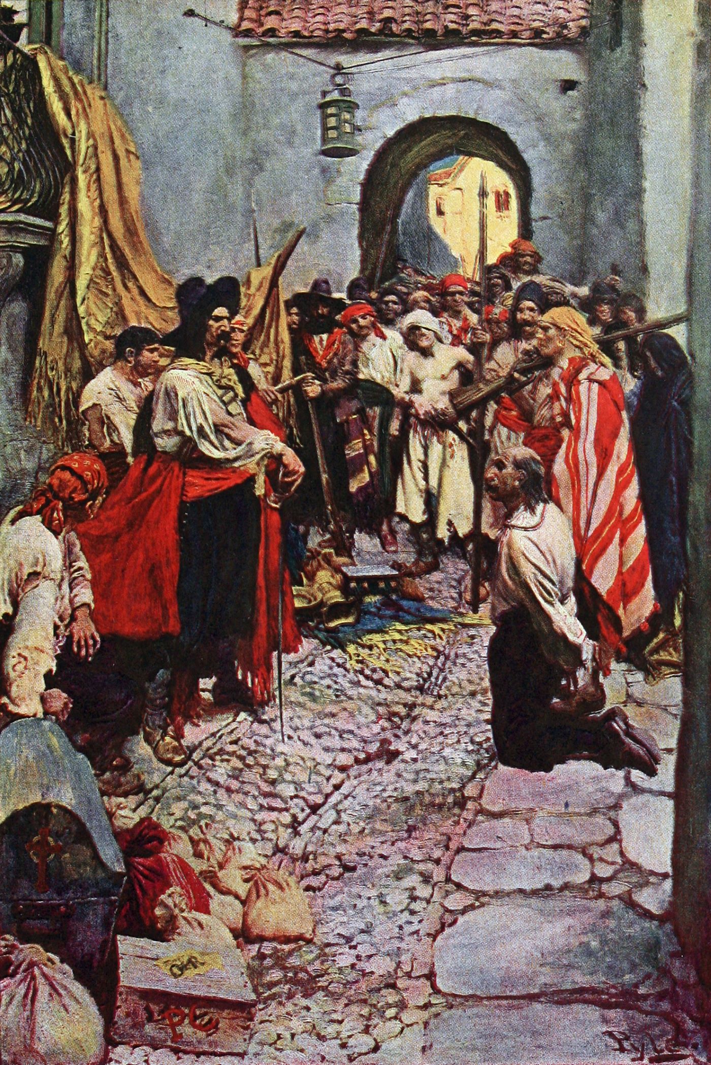 Here Be Pirates: Howard Pyle's illustrations for Blood-Thirsty ...