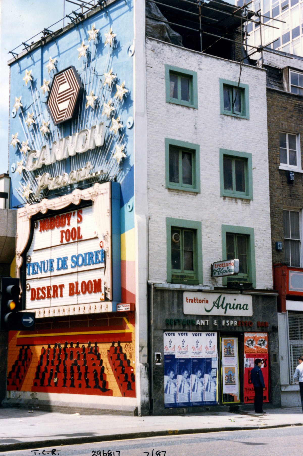 Cannon, Cinema, 30, Tottenham Court Rd, Fitzrovia, Camden, 1987
