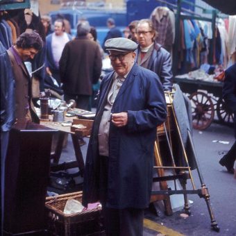 Shopping At London’s Cheshire Street Market In October 1973