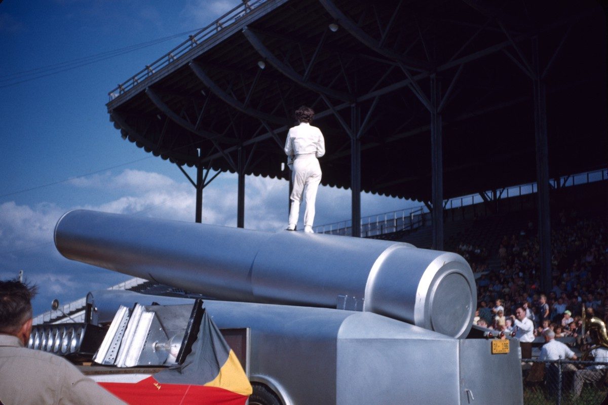 Circus Performers 1950s Kodachrome