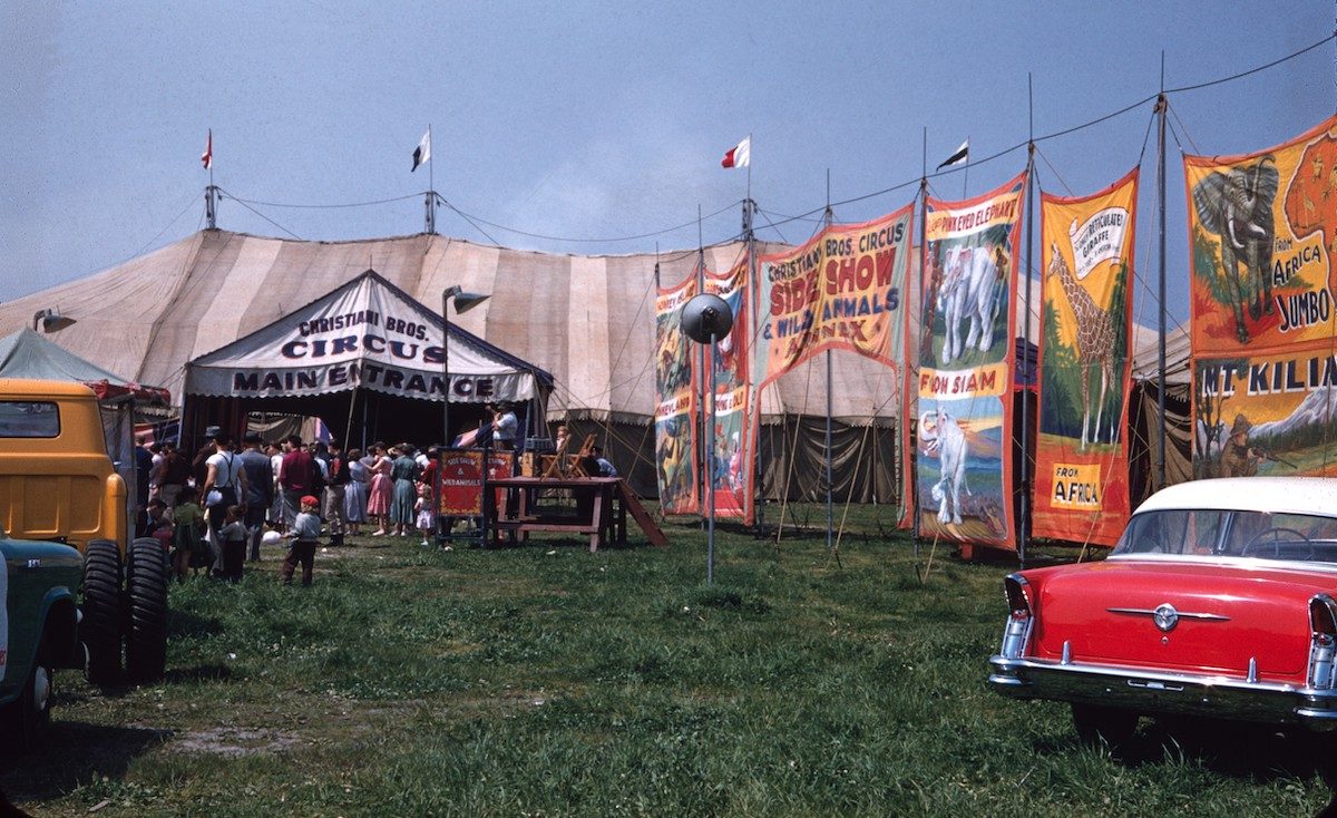 Circus Performers 1950s Kodachrome-126