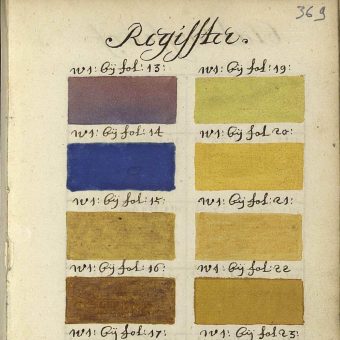 A Beautiful Guide To Blending And Making Colours from 1692