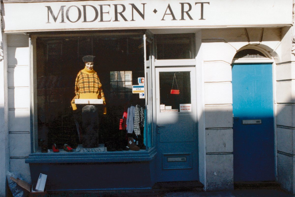 Modern Art, Drummond St, Euston, Camden, 1987