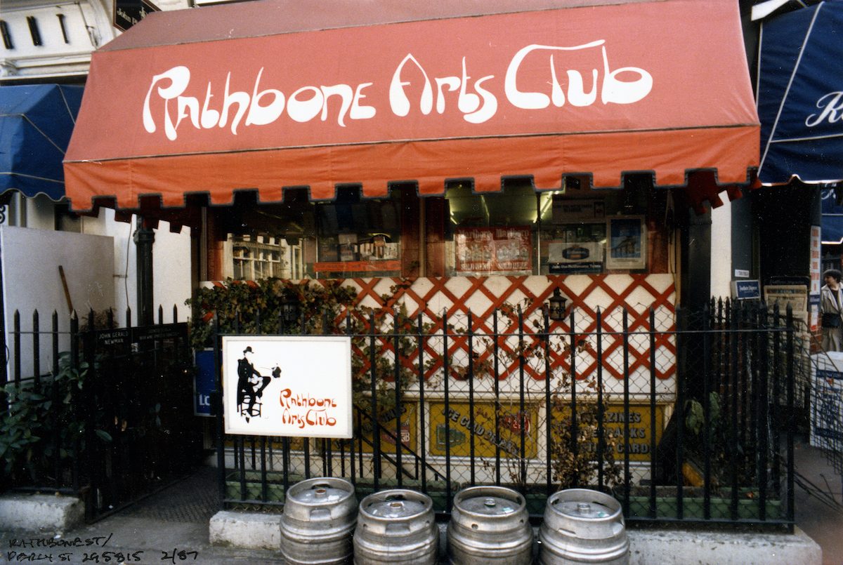 Rathbone Arts Club, Fitzrovia, Westminster, Camden, 1987