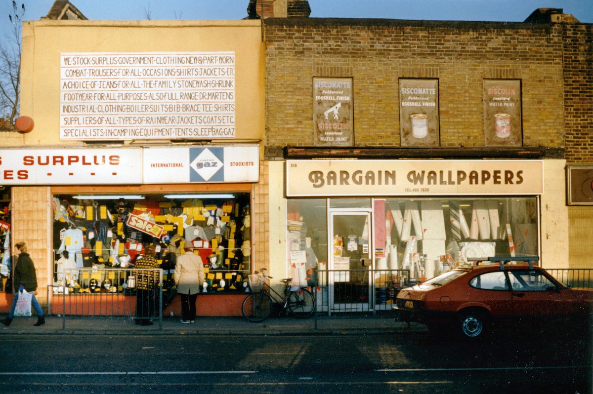 Shops, Kentish Town Rd, Kentish Town, Camden, 1987